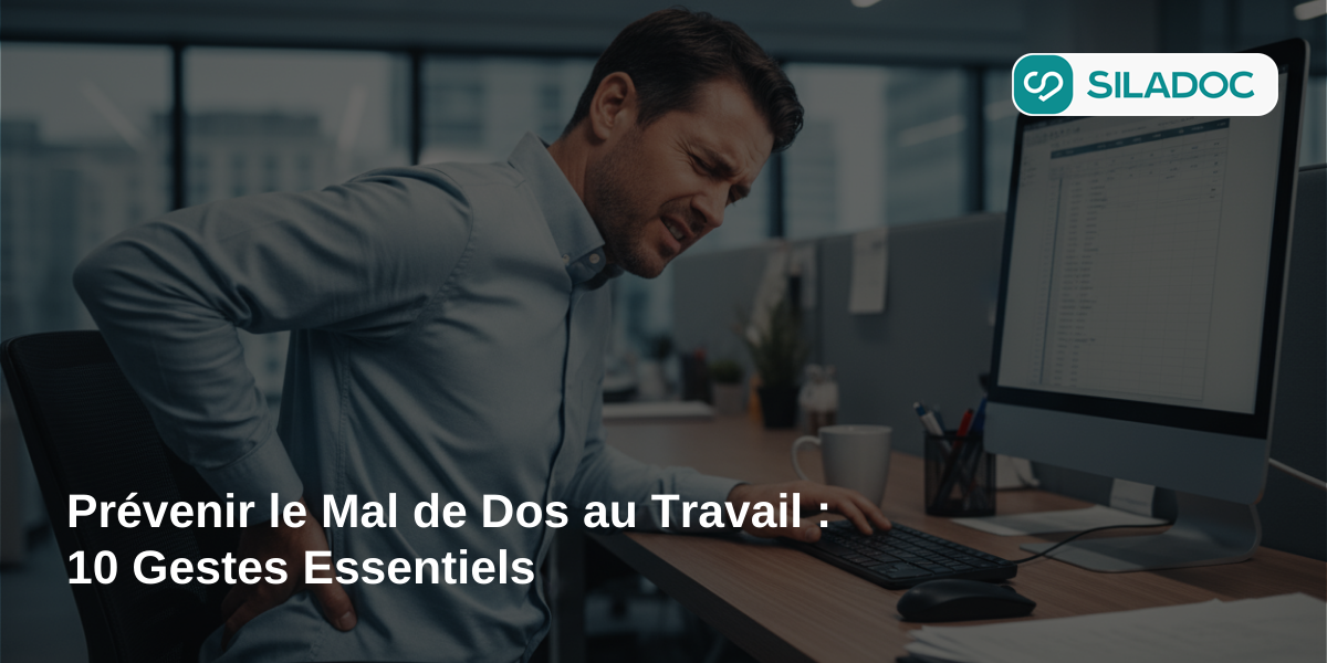 Prévenir le Mal de Dos au Travail : 10 Gestes Essentiels 
